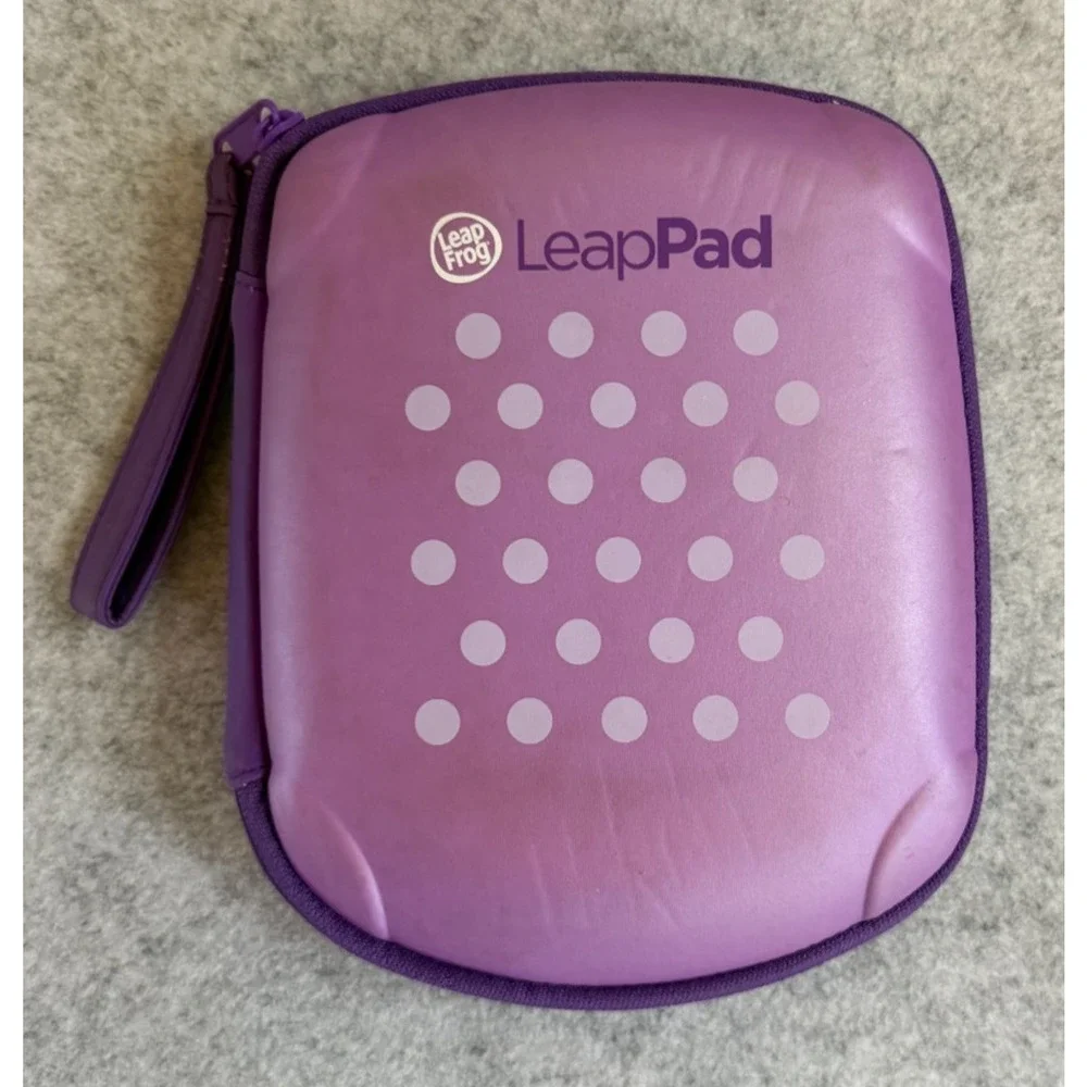 LeapFrog LeapPad Explorer Pink w Case 5 Games Tested Read Battery Door Damage